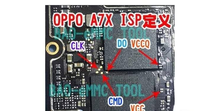 Oppo A7x Test Point / EDL Point